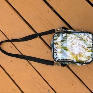 Transparent Minnesota Twins Black Crossbody Bag